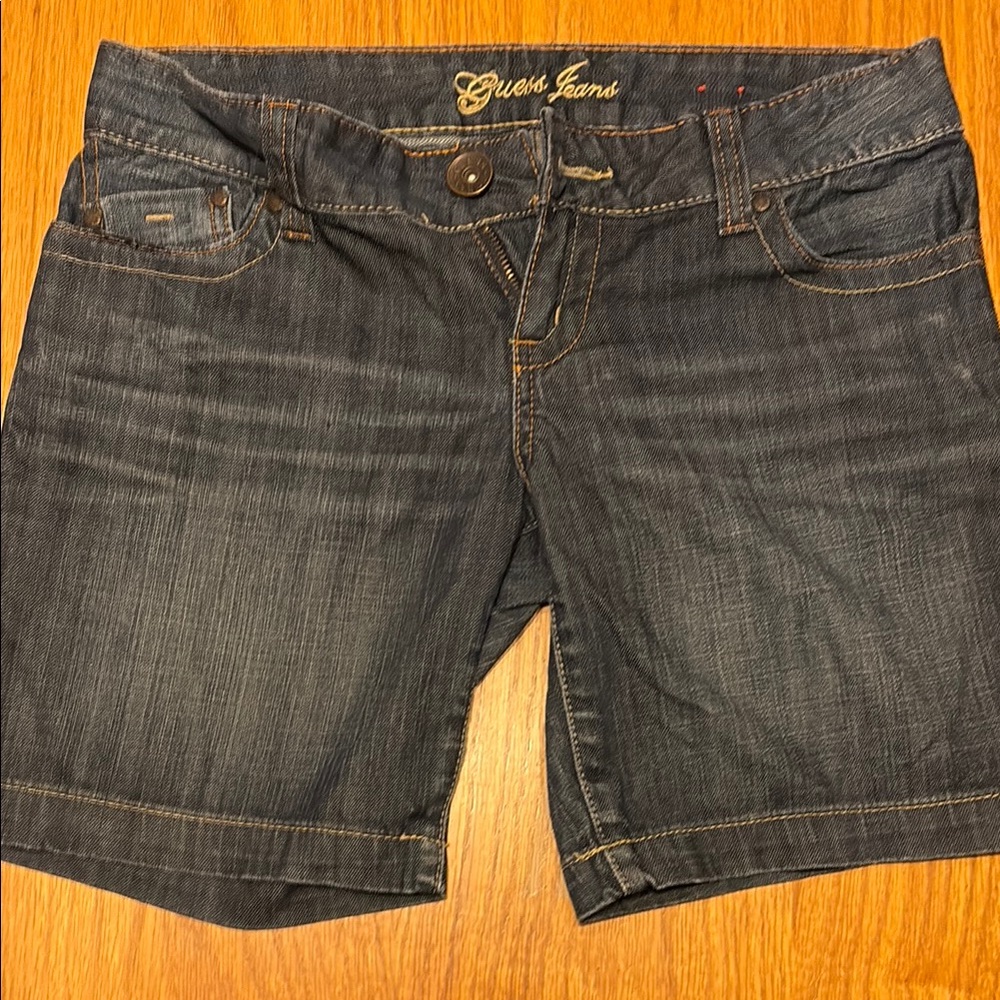 Guess Dark Indigo Denim Shorts